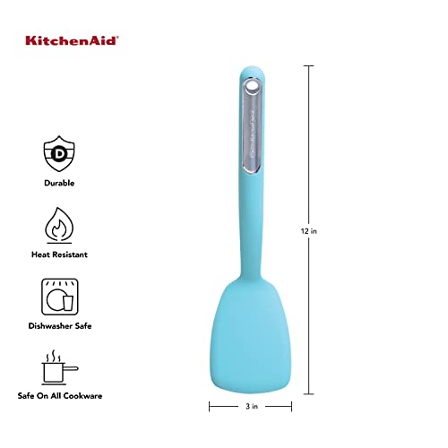 12-Inch Aqua KitchenAid Quick Turner