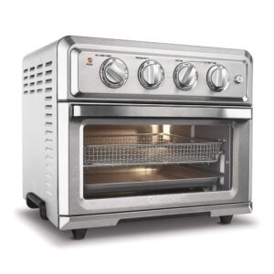 1800-Watt Stainless Metal Air Fryer and Convection Toaster Oven