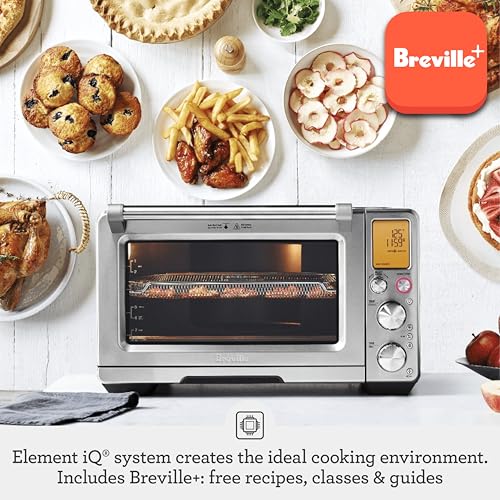 Breville Good Oven® Air Fryer Professional - Convection Countertop Oven and Air Fryer Toaster Oven Combo, Mannequin BOV900BSS, Brushed Stainless Metal