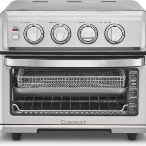 Cuisinart TOA-70 Stainless Metal Air Fryer and Convection Toaster Oven, 8-in-1 with Baking, Grilling, Broiling, and Warming Capabilities