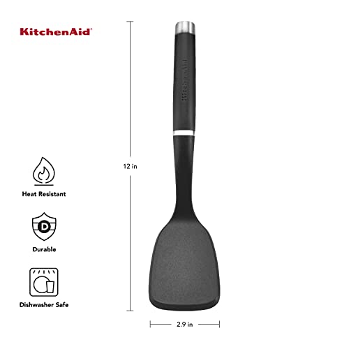 KitchenAid Matte Black Gourmand Nylon Brief Turner, One Measurement